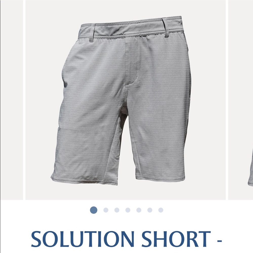 NWT AndersonOrd Solution Short Performance Apparel Golf Shorts Grey Heather